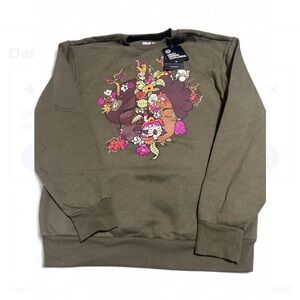 Target Olive Graphic Sweatshirt